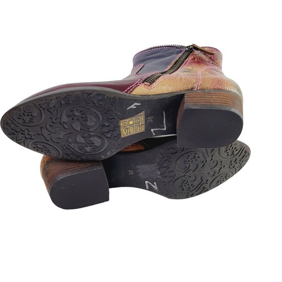 Spring Step L'Artiste Erminia Zippered Booties Sz 6 - Picture 7 of 9